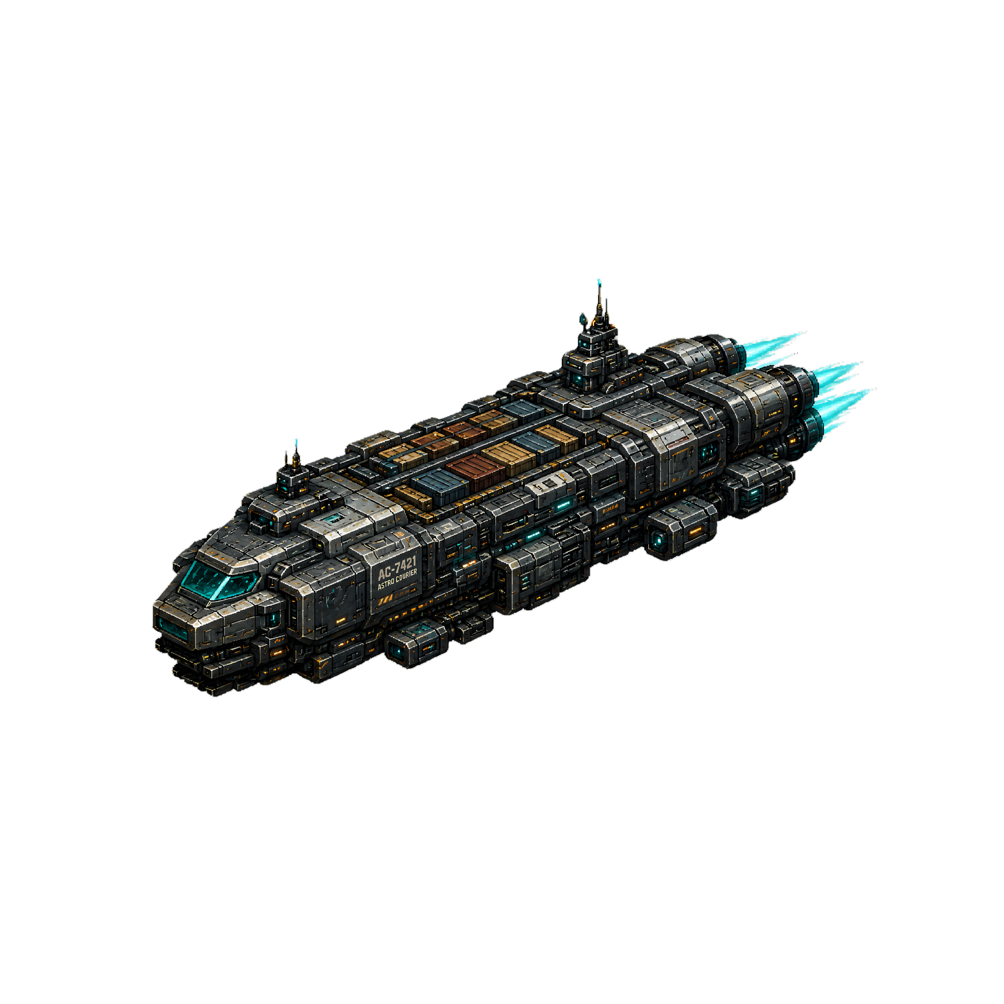 Heavy freight ship